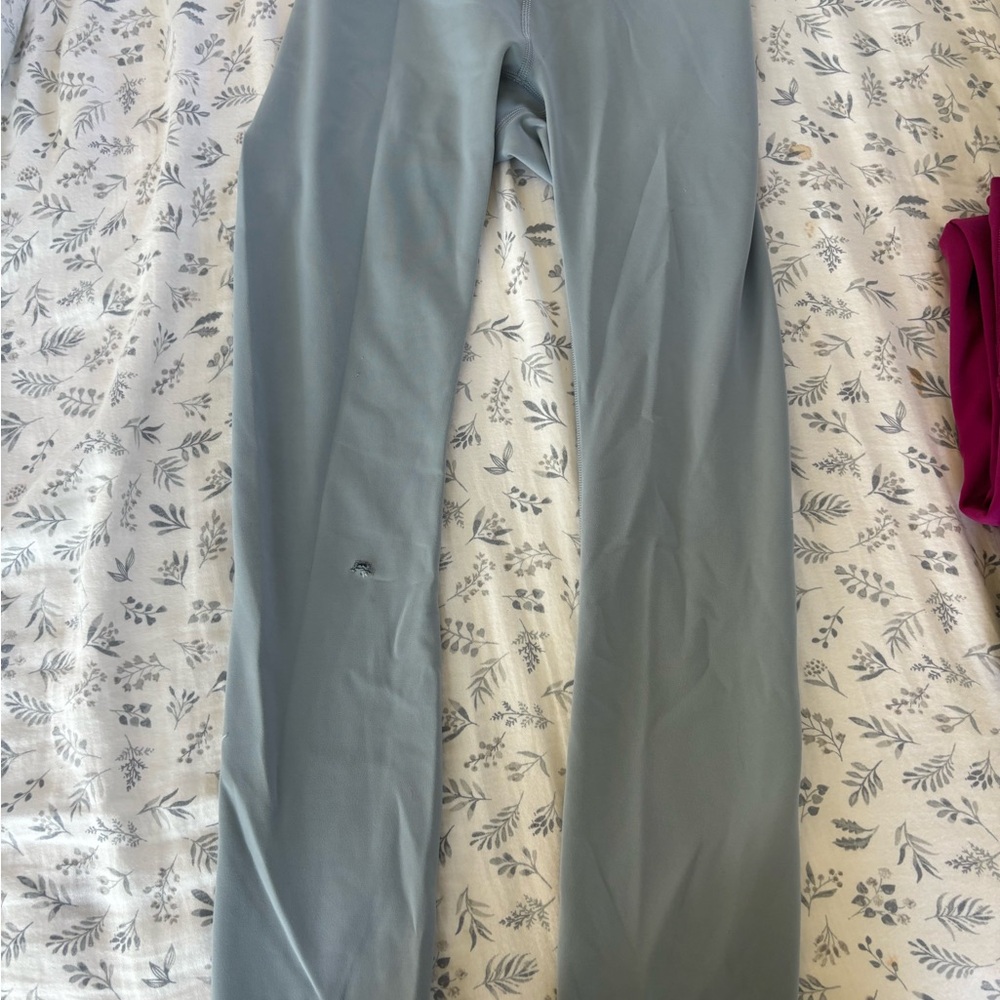 lululemon blue leggings wonder train
